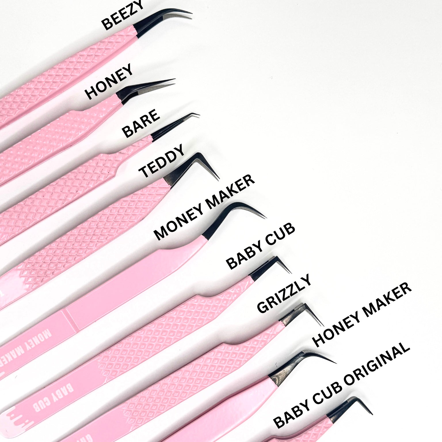 Strawberry Milk - Tweezer Collection – Envy Lashes Pro