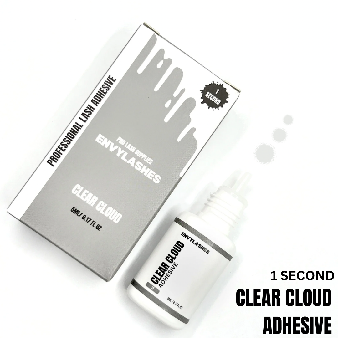 Clear cloud adhesive