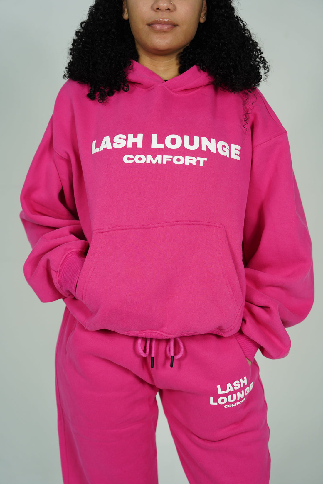 Flush lash lounge hoodie