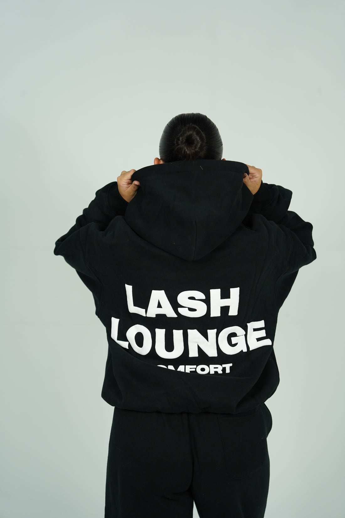 Onyx lash lounge hoodie
