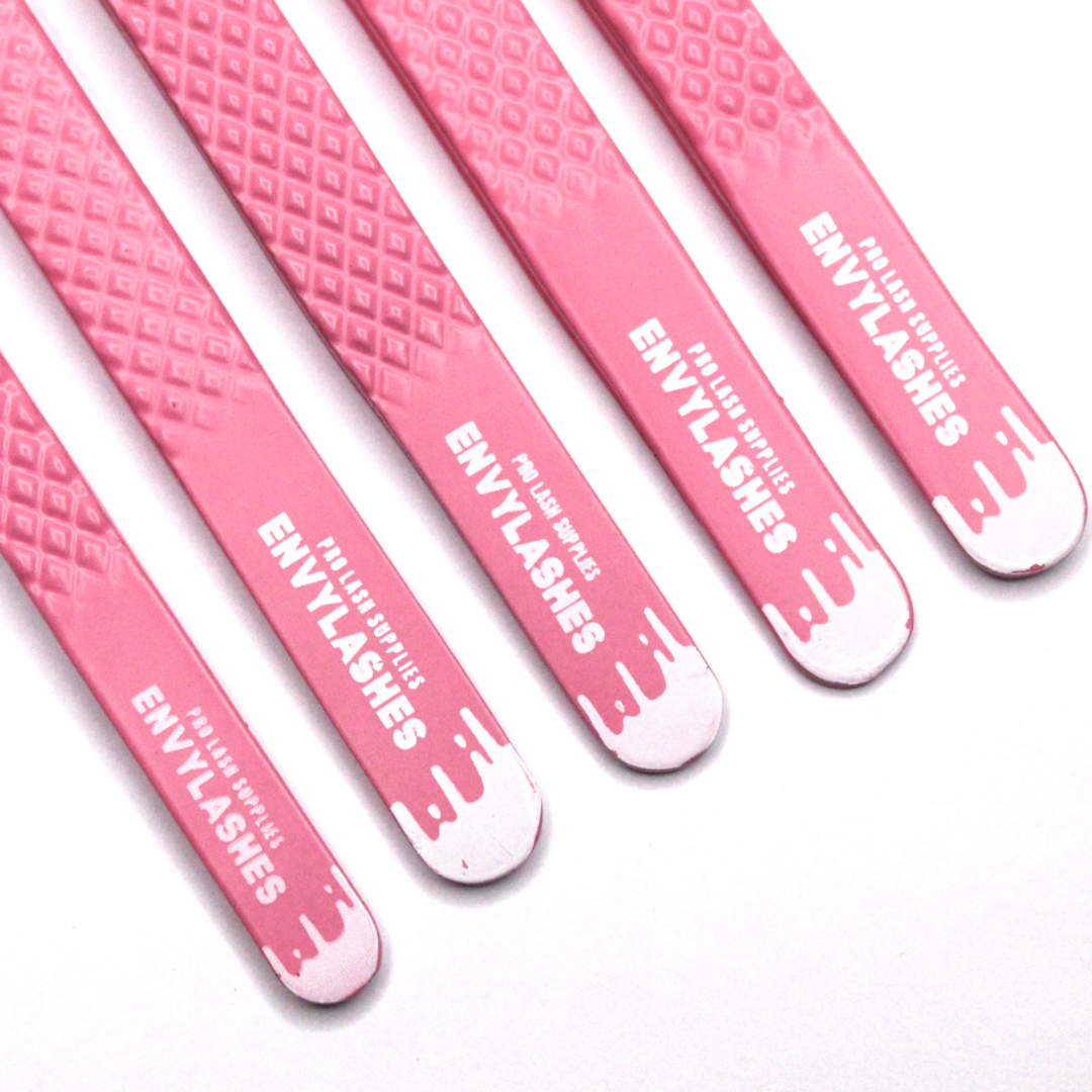 Raspberry Cream Cheese - Tweezer Duo – Envy Lashes Pro Raspberry Cream Cheese - Tweezer Duo – Envy Lashes Pro
