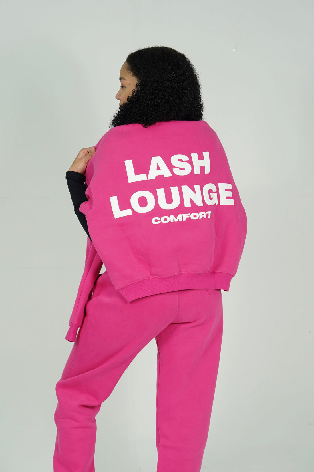 Flush lash lounge hoodie