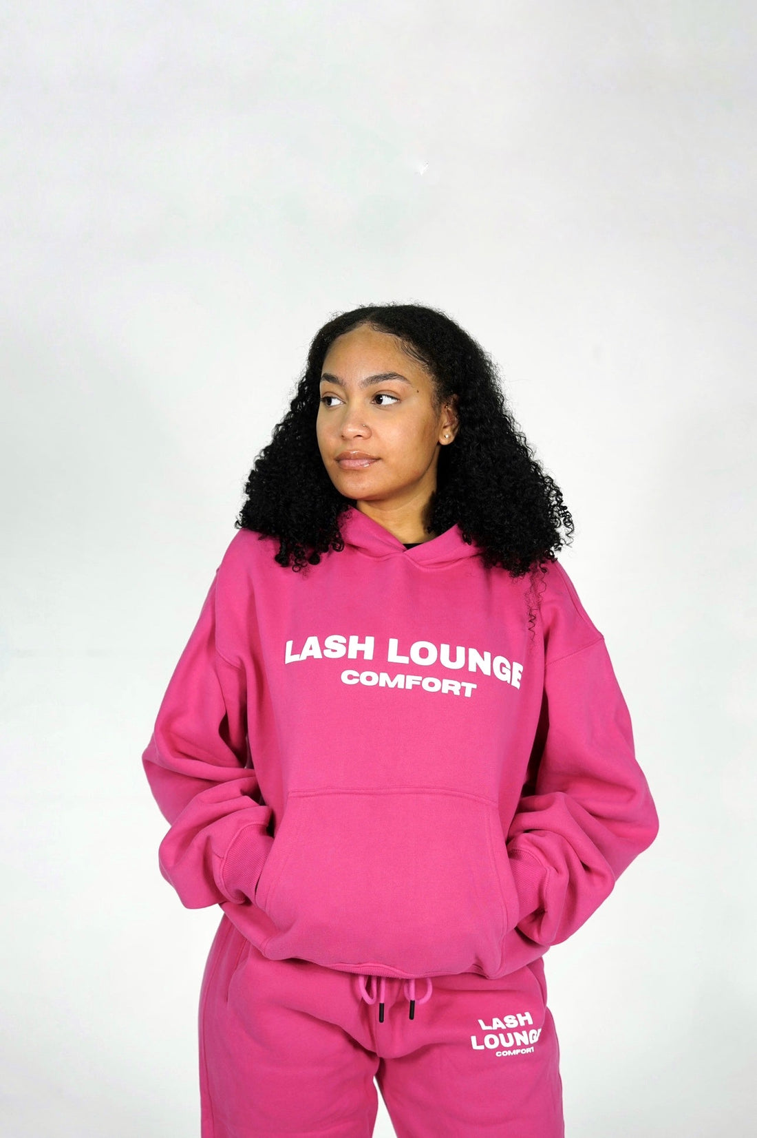 Flush lash lounge hoodie