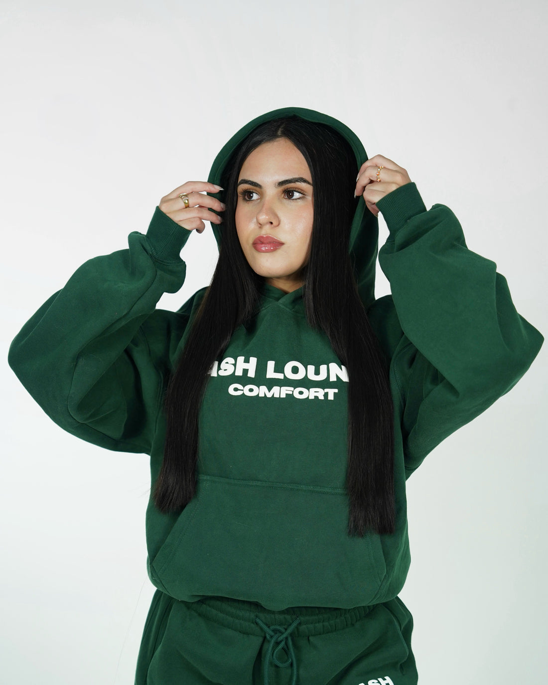 Forest lash lounge hoodie