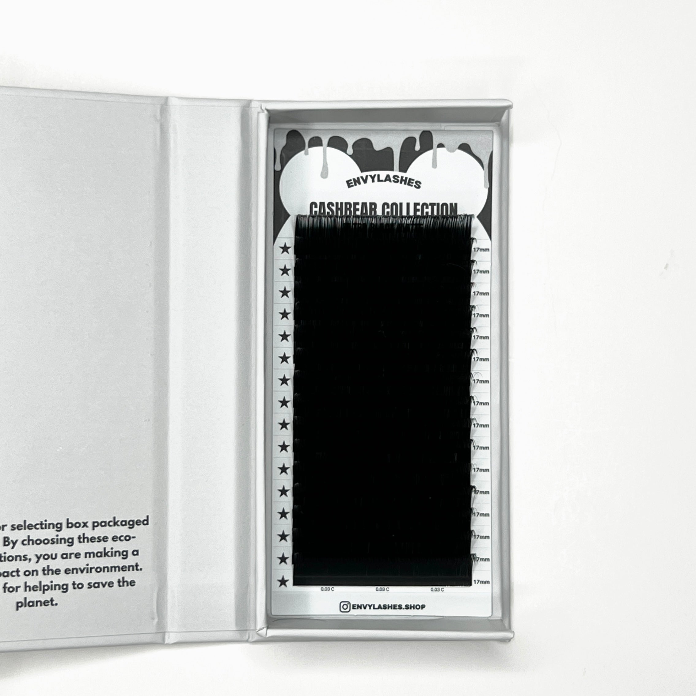 cashbear ultra black matte 0.03 – Envy Lashes Pro